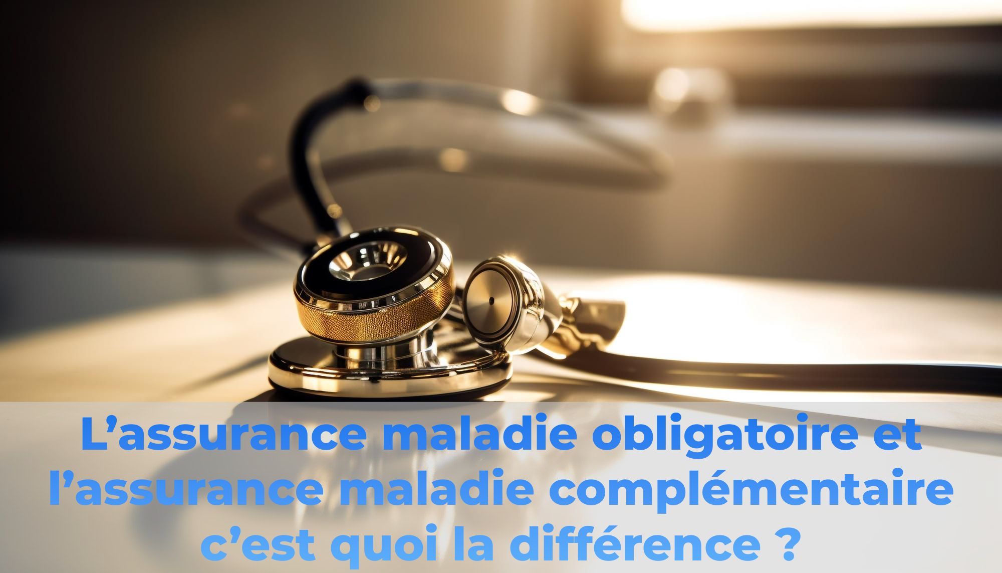 L'assurance maladie obligatoire et l'assurance maladie complémentaire c'est quoi la différence